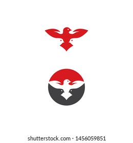 Bird Logo Design with Negative space Style