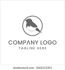 BIRD  LOGO Logo Design Outstanding Creative Modern Symbol Sign 