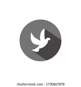 bird logo design silhouette flat design