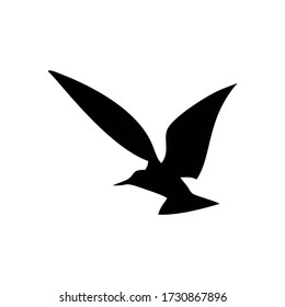 bird logo design silhouette flat design