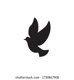 bird logo design silhouette flat design