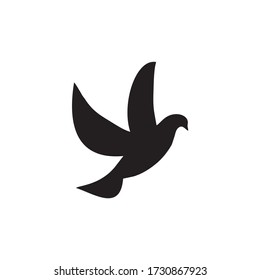 diseño de diseño de logotipo de pájaro diseño plano