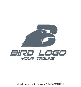 bird logo design simple and modern