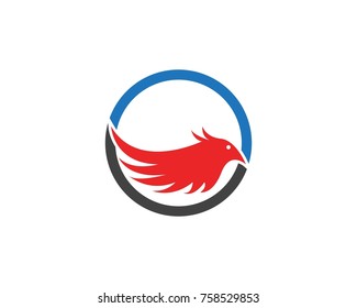 Bird logo design template