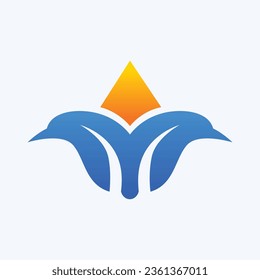 bird logo design template full of philosophy