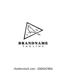bird logo design template icon modern vector illustration