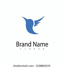Bird Logo Design Template Isolated On White Background