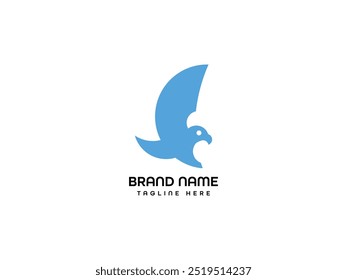 Bird Logo Design Template Monogra