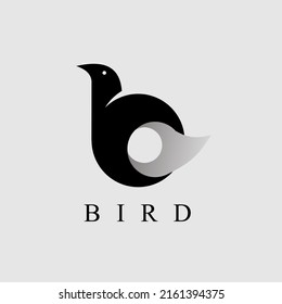 Bird logo design template, with a unique and attractive design.