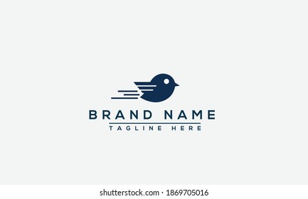 Bird Logo Design Template Vector Graphic Branding Element.
