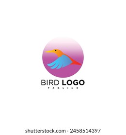  Bird Logo design template, vector illustration
