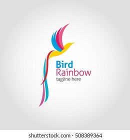 Bird Logo Design template. Vector Illustration