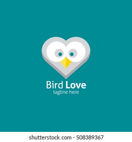 Bird Logo Design template. Vector Illustration