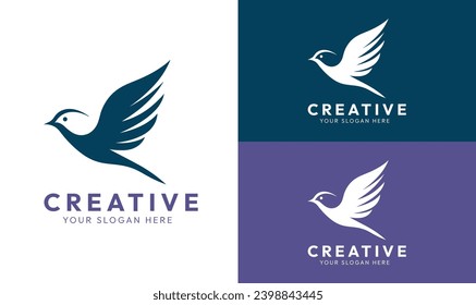 bird logo design vector, bird vector