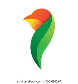 bird logo design vector