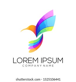 bird logo design vector abstract