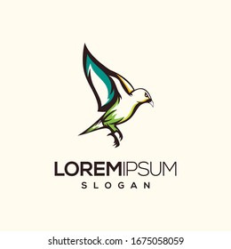 bird logo design vector abstract illustrator modern