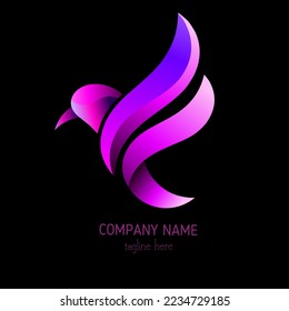 bird Logo design. vector design and company logo, for your business