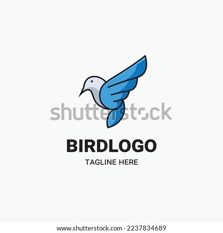 bird logo logo design vector free