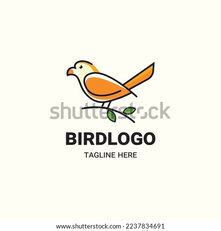 bird logo logo design vector free