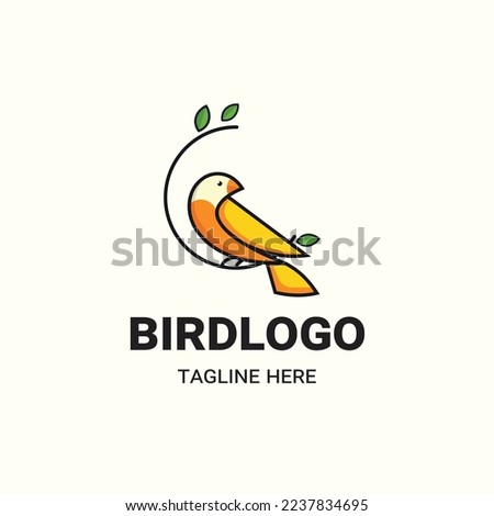 bird logo logo design vector free