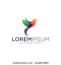 bird logo design vector graphics illustration