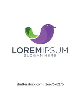 bird logo design vector graphics illustration