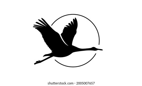 Bird logo design vector icon template element. 