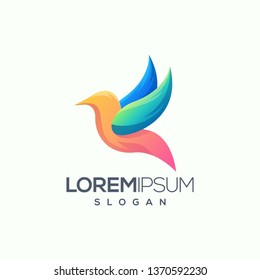 bird logo design vector illustration ready to use