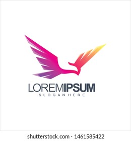 bird logo design vector illustration