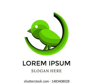 Bird Logo Design Vector Illustration Template