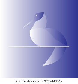 Bird logo design vector illustration