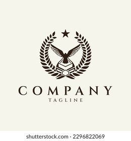 Ilustración vectorial de diseño de logotipo de aves
