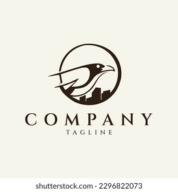 Bird logo design vector illustration