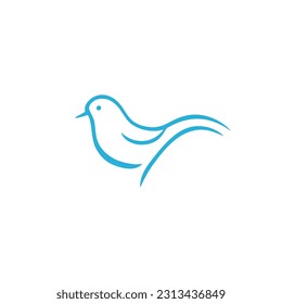 Bird logo design vector illustration
