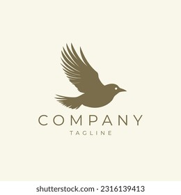 Ilustración vectorial de diseño de logotipo de aves