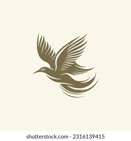 Bird logo design vector illustration