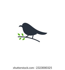 Ilustración vectorial de diseño de logotipo de aves