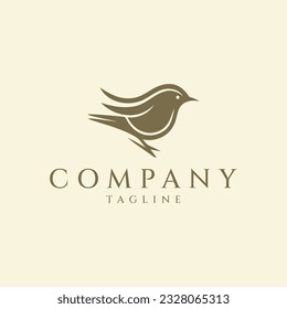 Bird logo design vector illustration