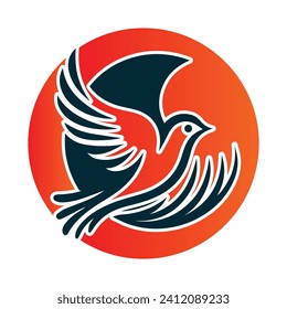 Bird Logo Design Vector Illustration 