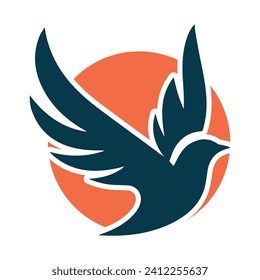 Bird Logo Design Vector Illustration 