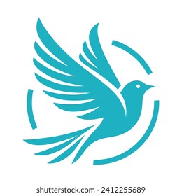 Bird Logo Design Vector Illustration 