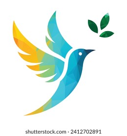 Bird Logo Design Vector Illustration 