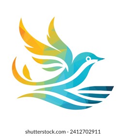 Bird Logo Design Vector Illustration 