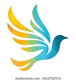 Vektorgrafik zum Design von Vogel-Logos 