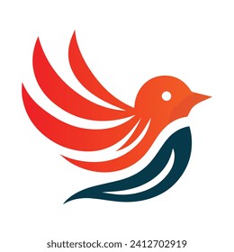 Bird Logo Design Vector Illustration 