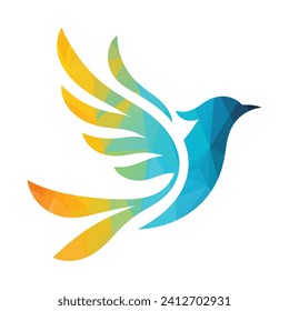 Vektorgrafik zum Design von Vogel-Logos 