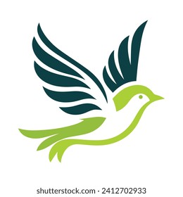 Bird Logo Design Vector Illustration 