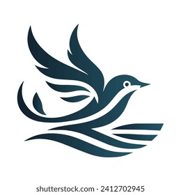 Bird Logo Design Vector Illustration 