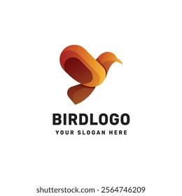 Bird logo design vector illustration